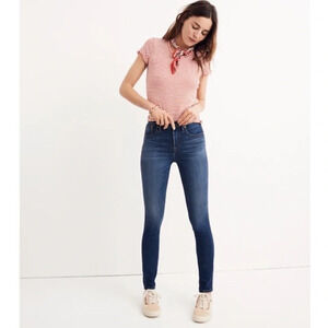 Madewell 10" High Rise Skinny Jeans Danny Wash